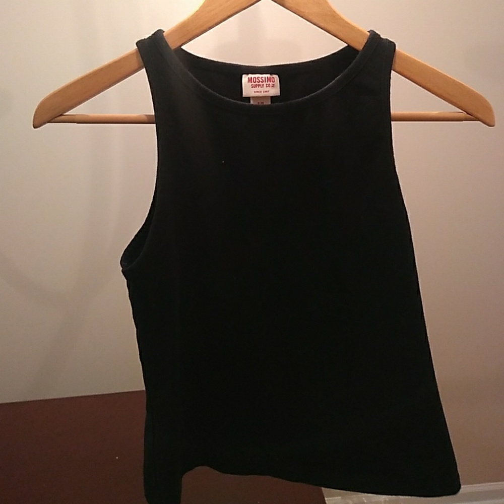 Black crop top